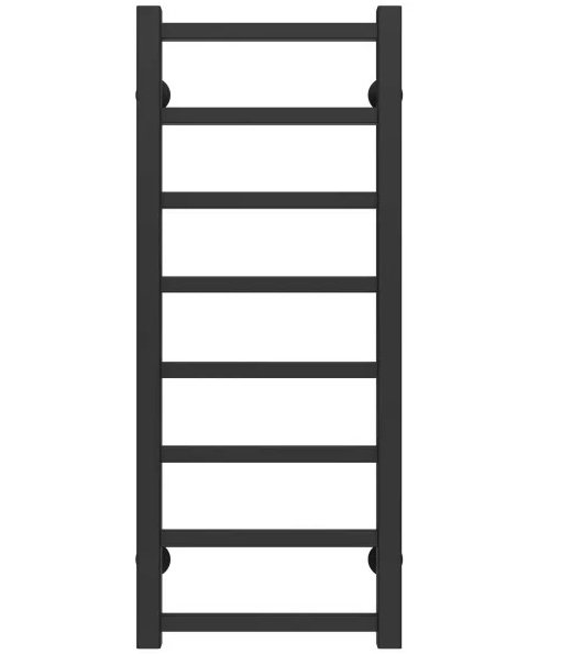 Полотенцесушитель водяной Deffi Forest П8 200х800 боковое правое подключение черный A.FR.80.20.8.B.C