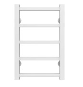 Полотенцесушитель водяной Deffi Forest П5 300х500 боковое левое подключение белый A.FR.50.30.5.W.B