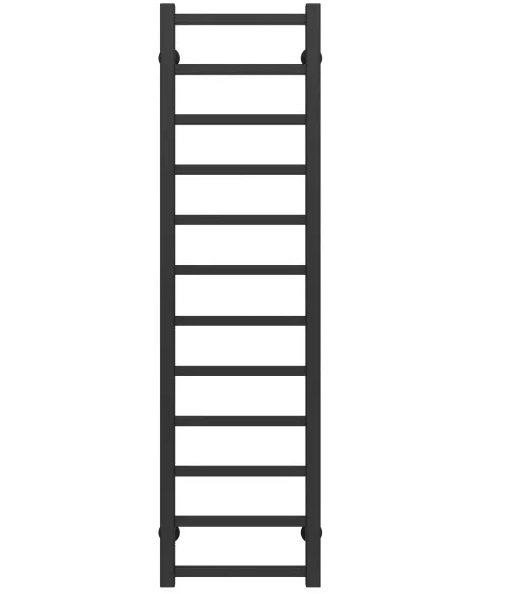 Сушка для рушників водяна Deffi Forest П12 300х1200 бічне праве підключення чорний A.FR.120.30.12.B.C