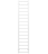 Полотенцесушитель водяной Deffi Forest П16 300х1600 боковое правое подключение белый A.FR.160.30.16.W.C
