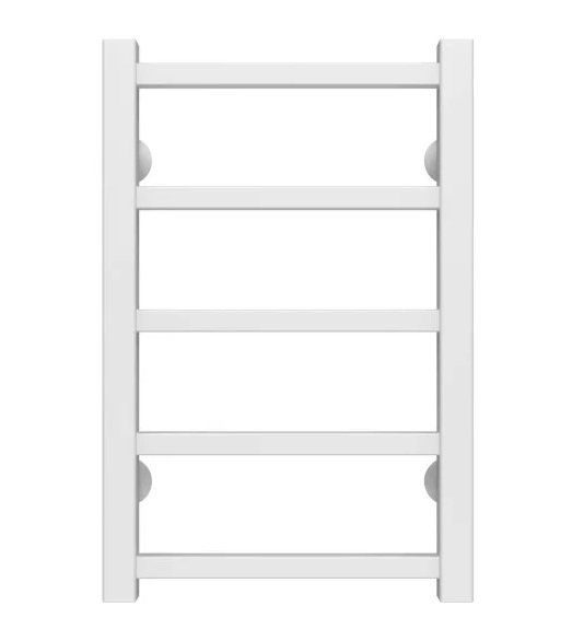 Полотенцесушитель водяной Deffi Forest П5 400х500 нижнее подключение белый A.FR.50.40.5.W.A