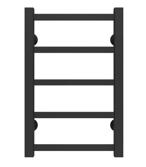 Сушка для рушників водяна Deffi Forest П5 400х500 бічне ліве підключення чорний A.FR.50.40.5.B.B