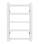 Полотенцесушитель водяной Deffi Forest П5 400х500 боковое правое подключение белый A.FR.50.40.5.W.C