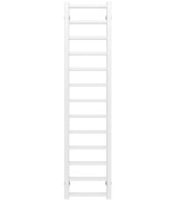 Полотенцесушитель водяной Deffi Forest П13 300х1400 боковое правое подключение белый A.FR.140.30.13.W.C