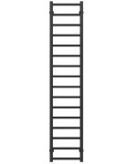 Полотенцесушитель водяной Deffi Forest П16 300х1600 боковое правое подключение черный A.FR.160.30.16.B.C
