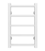 Полотенцесушитель водяной Deffi Forest П5 400х500 боковое правое подключение белый A.FR.50.40.5.W.C