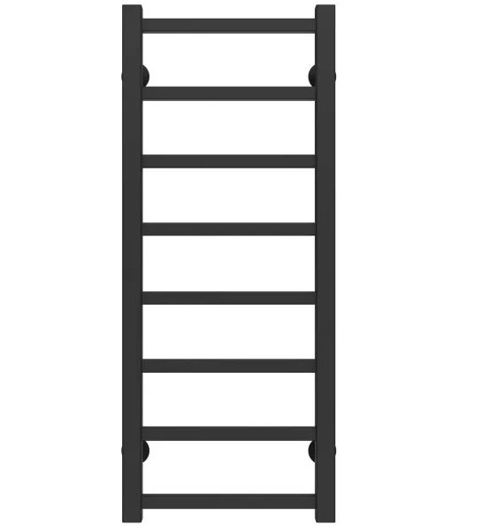 Сушка для рушників водяна Deffi Forest П8 400х800 бічне ліве підключення чорний A.FR.80.40.8.B.B