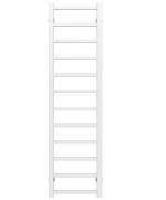 Полотенцесушитель водяной Deffi Forest П12 400х1200 нижнее подключение белый A.FR.120.40.12.W.A