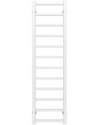 Полотенцесушитель водяной Deffi Forest П12 400х1200 боковое левое подключение белый A.FR.120.40.12.W.B