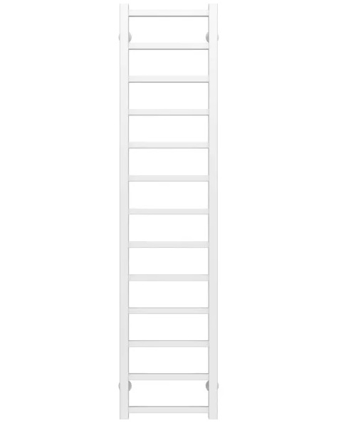 Полотенцесушитель водяной Deffi Forest П13 400х1400 нижнее подключение белый A.FR.140.40.13.W.A