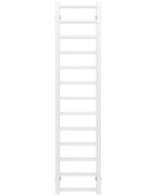 Полотенцесушитель водяной Deffi Forest П13 400х1400 нижнее подключение белый A.FR.140.40.13.W.A