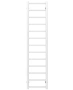 Полотенцесушитель водяной Deffi Forest П13 400х1400 боковое правое подключение белый A.FR.140.40.13.W.C