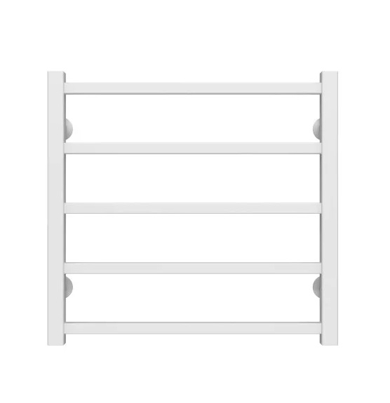 Сушка для рушників водяна Deffi Forest П5 500х500 нижнє підключення білий A.FR.50.50.5.W.A