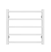 Полотенцесушитель водяной Deffi Forest П5 500х500 нижнее подключение белый A.FR.50.50.5.W.A