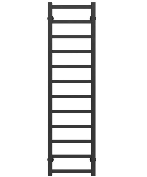 Сушка для рушників водяна Deffi Forest П12 400х1200 бічне ліве підключення чорний A.FR.120.40.12.B.B