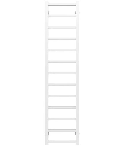 Полотенцесушитель водяной Deffi Forest П13 400х1400 боковое левое подключение белый A.FR.140.40.13.W.B