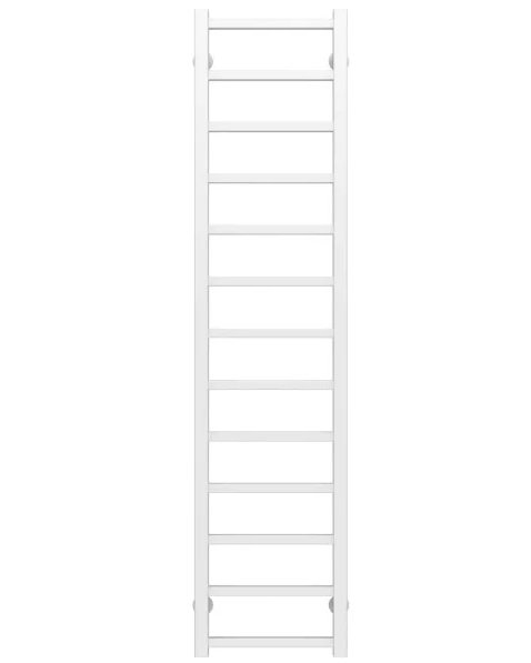 Полотенцесушитель водяной Deffi Forest П13 400х1400 боковое правое подключение белый A.FR.140.40.13.W.C