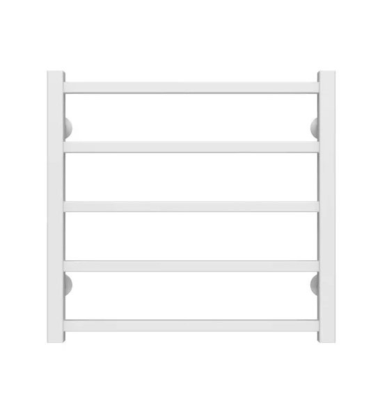 Полотенцесушитель водяной Deffi Forest П5 500х500 боковое левое подключение белый A.FR.50.50.5.W.B