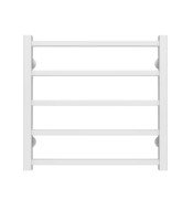 Полотенцесушитель водяной Deffi Forest П5 500х500 боковое правое подключение белый A.FR.50.50.5.W.C