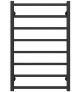 Полотенцесушитель водяной Deffi Forest П8 500х800 боковое левое подключение черный A.FR.80.50.8.B.B