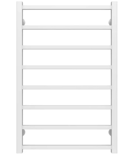 Полотенцесушитель водяной Deffi Forest П8 500х800 боковое правое подключение белый A.FR.80.50.8.W.C