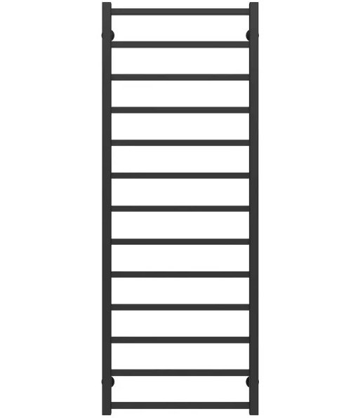 Полотенцесушитель водяной Deffi Forest П13 500х1400 боковое левое подключение черный A.FR.140.50.13.B.B