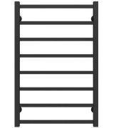 Полотенцесушитель водяной Deffi Forest П8 500х800 боковое левое подключение черный A.FR.80.50.8.B.B