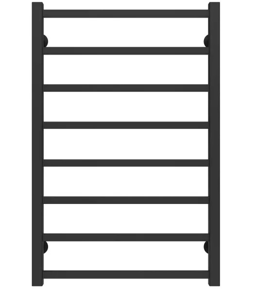 Полотенцесушитель водяной Deffi Forest П8 600х800 боковое левое подключение черный A.FR.80.60.8.B.B