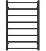 Полотенцесушитель водяной Deffi Forest П8 600х800 боковое левое подключение черный A.FR.80.60.8.B.B