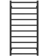 Полотенцесушитель водяной Deffi Forest П10 600х1000 боковое левое подключение черный A.FR.100.60.10.B.B