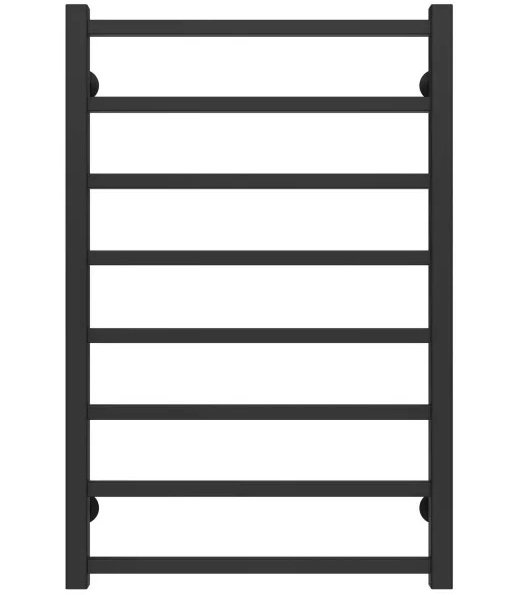 Сушка для рушників водяна Deffi Forest П8 600х800 бічне ліве підключення чорний A.FR.80.60.8.B.B