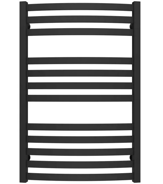 Сушка для рушників водяна Deffi Dexter П12 500х800 бічне праве підключення чорний A.DR.80.50.12.B.C