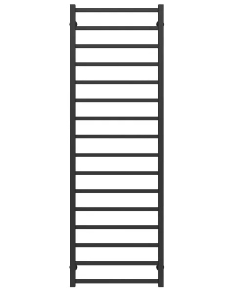 Полотенцесушитель водяной Deffi Forest П16 600х1600 боковое правое подключение черный A.FR.160.60.16.B.C