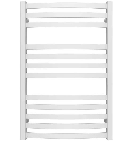 Полотенцесушитель водяной Deffi Dexter П12 500х800 боковое левое подключение белый A.DR.80.50.12.W.B