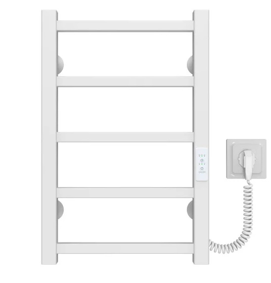 Электрический полотенцесушитель Deffi Forest П6 200х600 правое подключение WD04 белый A.FR.60.20.6.E.W.R.4