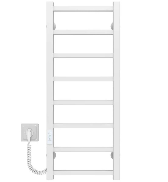 Электрический полотенцесушитель Deffi Forest П8 200х800 левое подключение WD04 белый A.FR.80.20.8.E.W.L.4