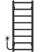 Электрический полотенцесушитель Deffi Forest П8 200х800 левое подключение JD04 черный A.FR.80.20.8.E.B.L.2