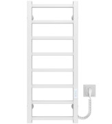 Электрический полотенцесушитель Deffi Forest П8 200х800 правое подключение WD04 белый A.FR.80.20.8.E.W.R.4