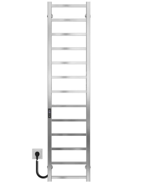 Електрична сушарка для рушників Deffi Forest П13 200х1400 ліве підключення JD04 хром A.FR.140.20.13.E.C.L.2