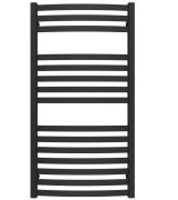 Сушка для рушників водяна Deffi Dexter П15 500х1000 бічне праве підключення чорний A.DR.100.50.15.B.C