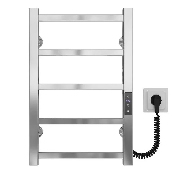 Электрический полотенцесушитель Deffi Forest П6 200х600 правое подключение JD04 хром A.FR.60.20.6.E.C.R.2