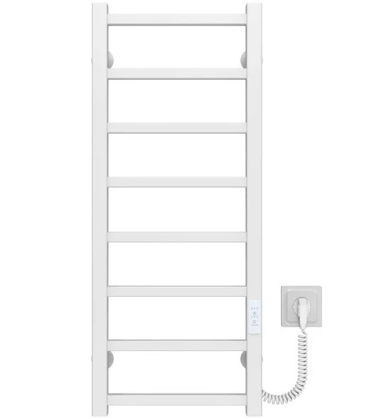 Электрический полотенцесушитель Deffi Forest П8 200х800 правое подключение WD04 белый A.FR.80.20.8.E.W.R.4