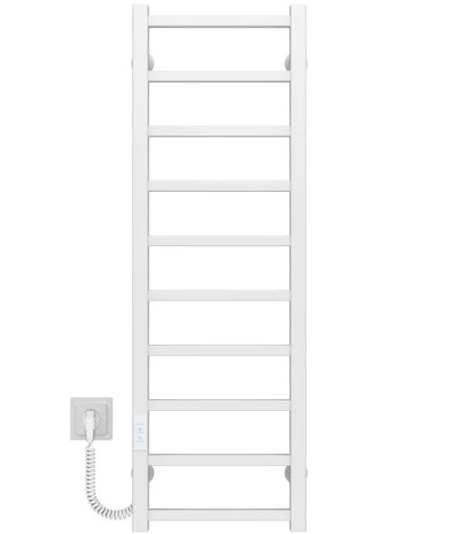 Электрический полотенцесушитель Deffi Forest П10 200х1000 левое подключение WD04 белый A.FR.100.20.10.E.W.L.4
