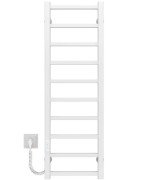 Электрический полотенцесушитель Deffi Forest П10 200х1000 левое подключение WD04 белый A.FR.100.20.10.E.W.L.4