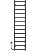 Электрический полотенцесушитель Deffi Forest П13 200х1400 левое подключение JD04 черный A.FR.140.20.13.E.B.L.2