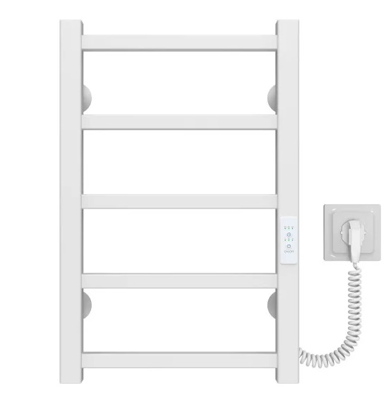 Электрический полотенцесушитель Deffi Forest П5 300х500 правое подключение WD04 белый A.FR.50.30.5.E.W.R.4