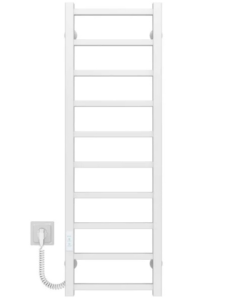 Электрический полотенцесушитель Deffi Forest П10 300х1000 левое подключение WD04 белый A.FR.100.30.10.E.W.L.4