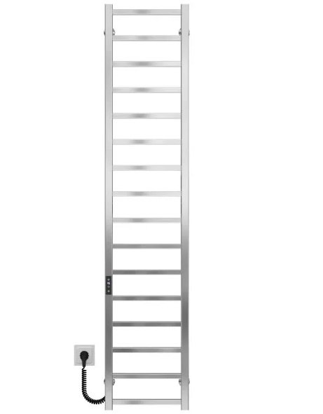 Электрический полотенцесушитель Deffi Forest П16 200х1600 левое подключение JD04 хром A.FR.160.20.16.E.C.L.2