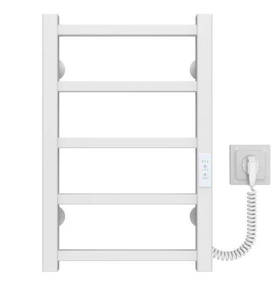 Електрична сушарка для рушників Deffi Forest П5 300х500 праве підключення WD04 білий A.FR.50.30.5.E.W.R.4