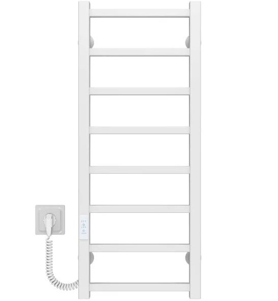 Электрический полотенцесушитель Deffi Forest П8 300х800 левое подключение белый A.FR.80.30.8.E.W.L.4